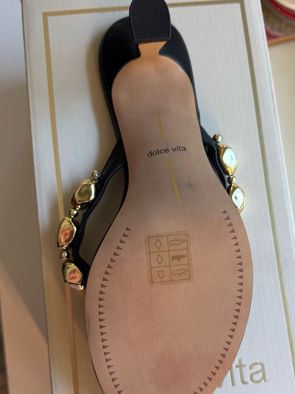 Dolce Vita Daksie Embellished Kitten
Heel Sandals - Picture 15 of 16